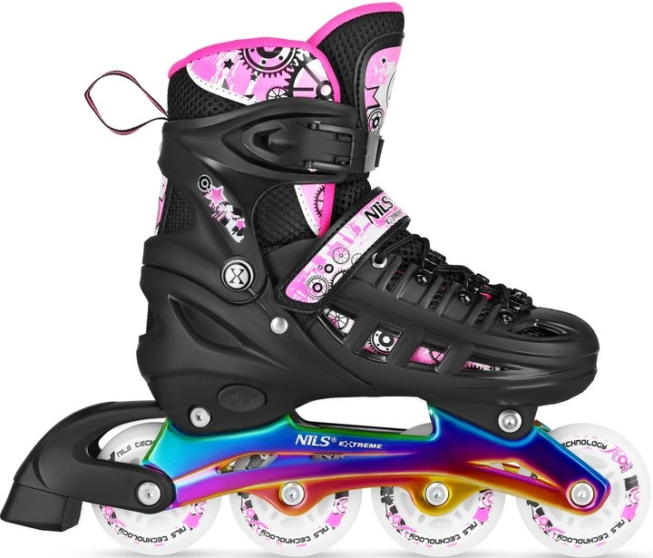 NH10905 4in1 LED SKATES PINK WITH