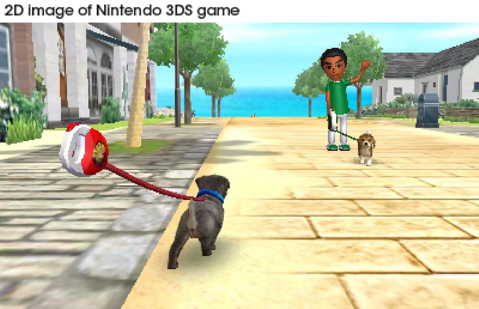 Nintendo Nintendogs + Cats Caniche Toy
