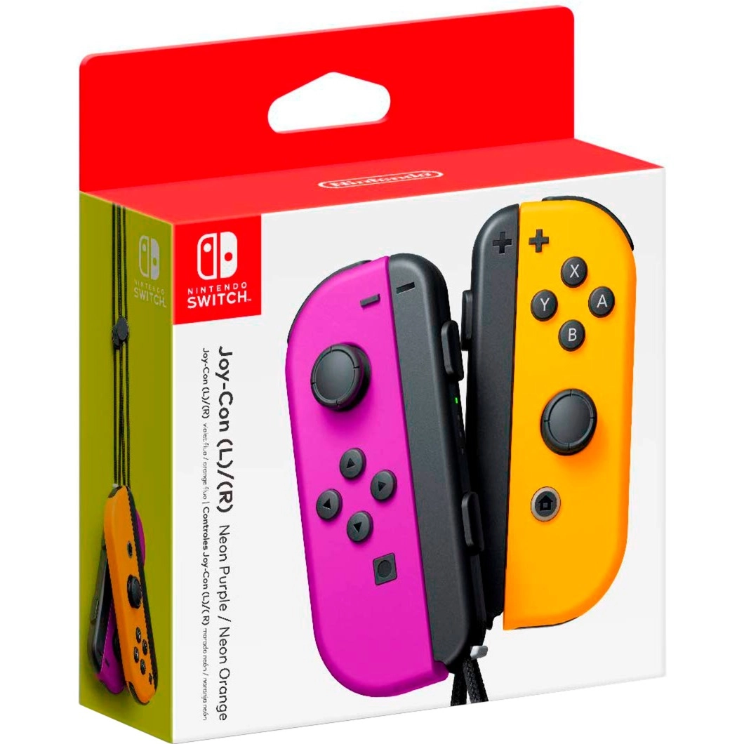 Slēdzis Joy-Con Controller Pāris Neona Purpurs / Neona Oranžs