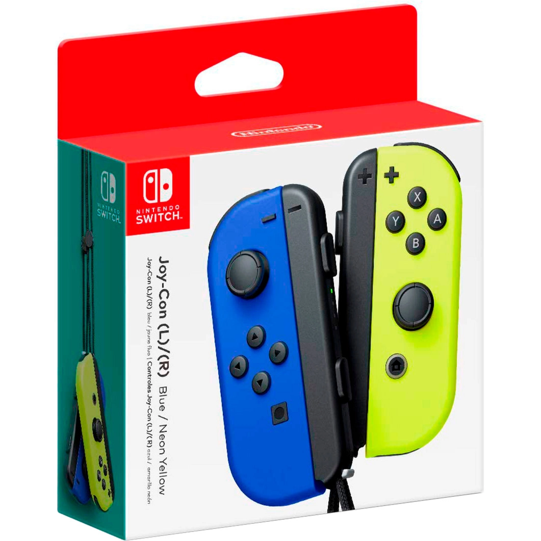 Nintendo Joy-Con Zils, Dzeltens Bluetooth sistēma Spēļu paliktnis Digitāls Nintendo Switch, Nintendo Switch OLED