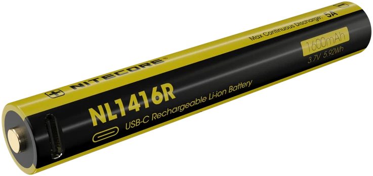 Nitecore NL1416R 1600 mAh rechargeable 14100