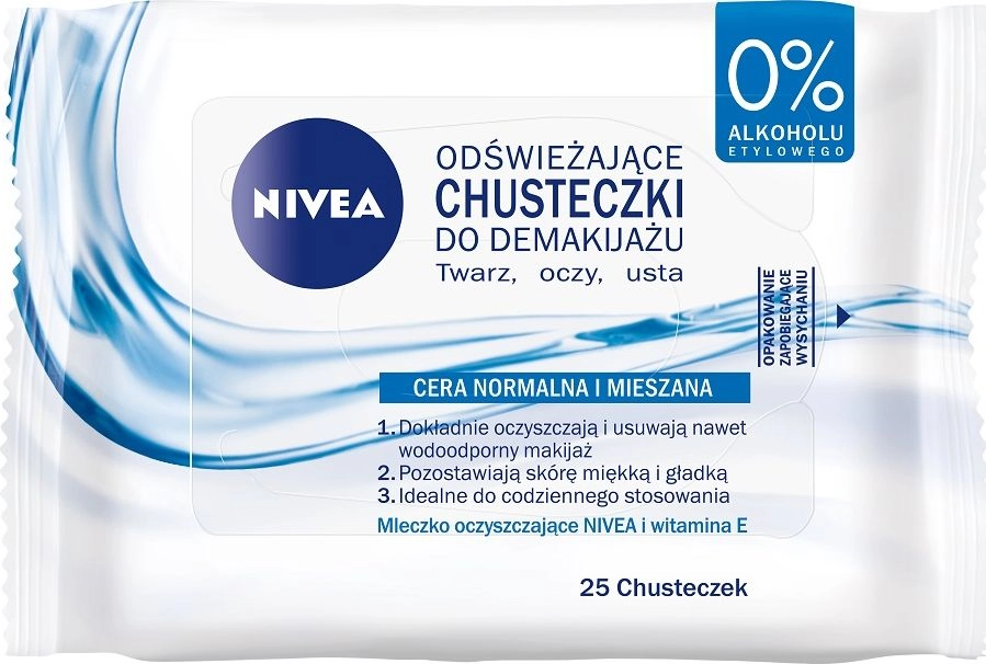 Nivea Aqua Effect Chusteczki oczyszczające do