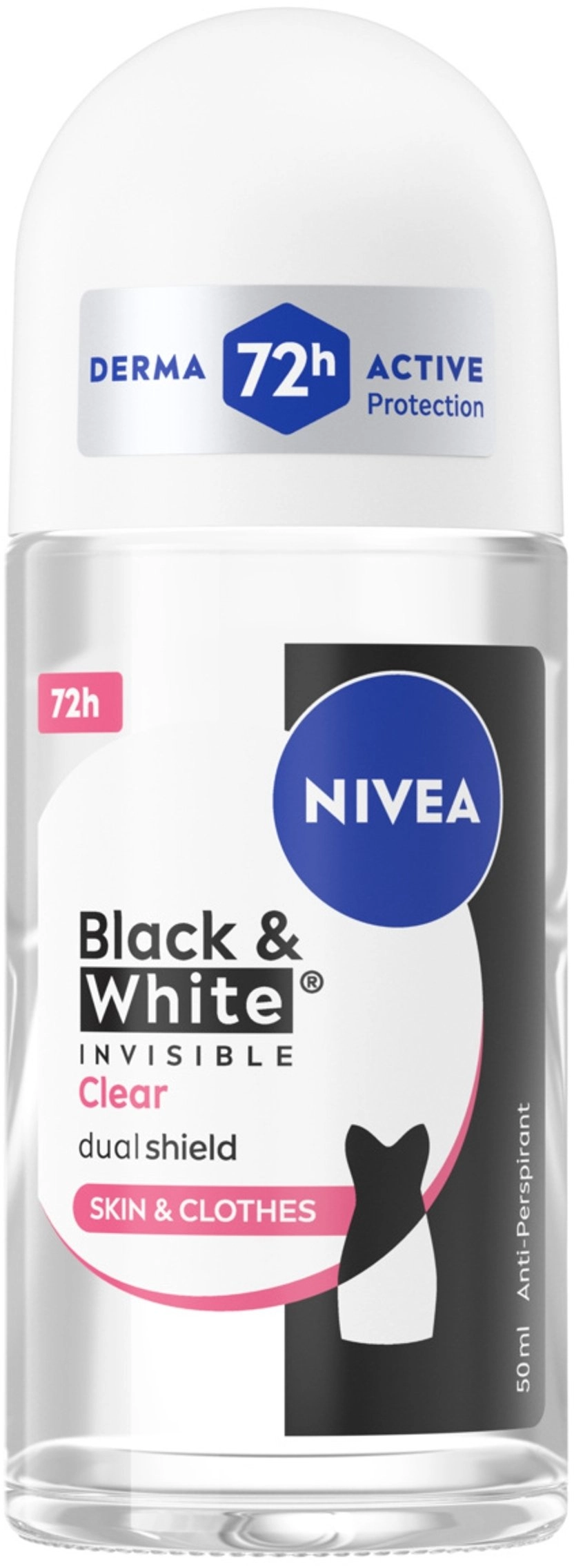 NIVEA DEO Roll-on damski INVISIBLE CLEAR