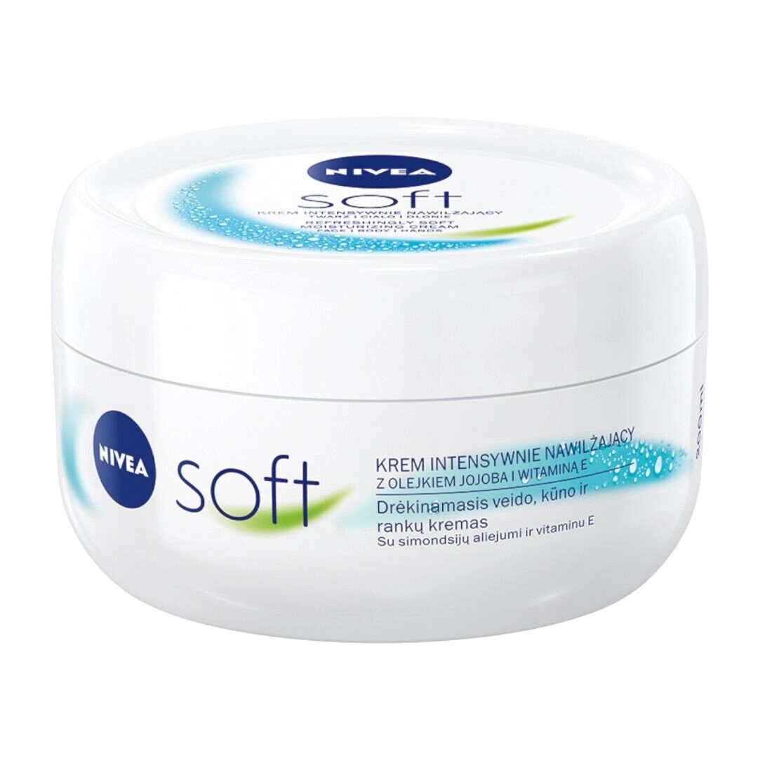 Cream Nivea Soft moisturizing in a