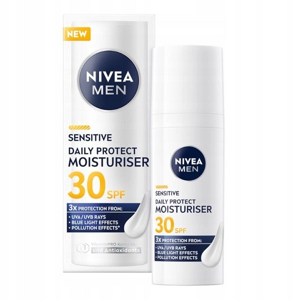 NIVEA Men Sensitive Daily Protect nawilżający