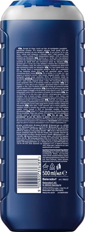 NIVEA SHOWER Żel p/p 500ml MEN
