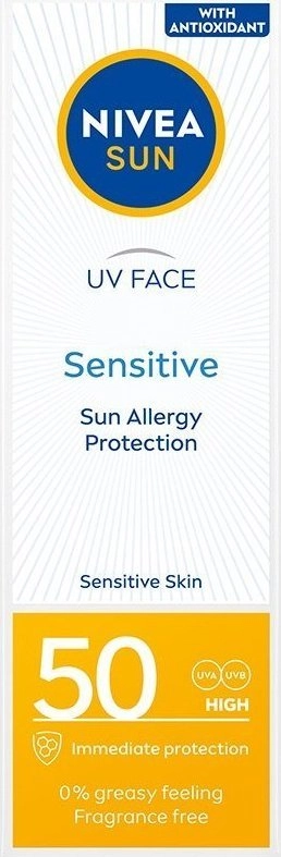 Nivea Sun Sensitive protective face cream
