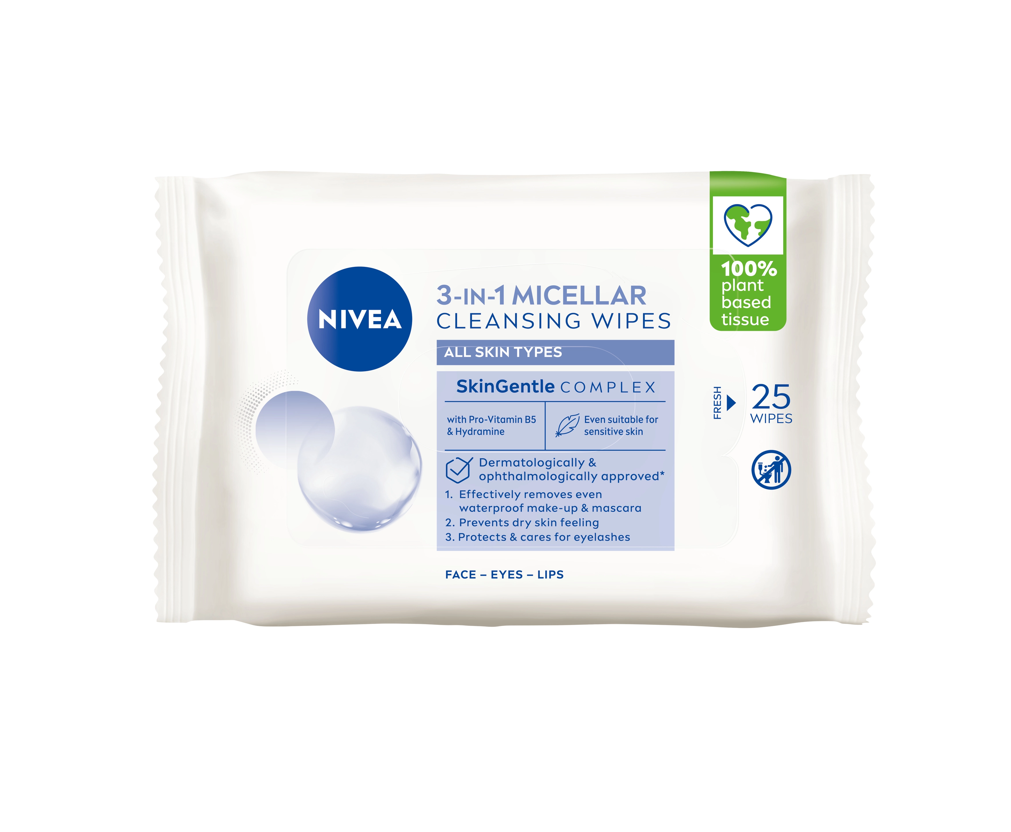 Nivea - Micellar Wipes - 25