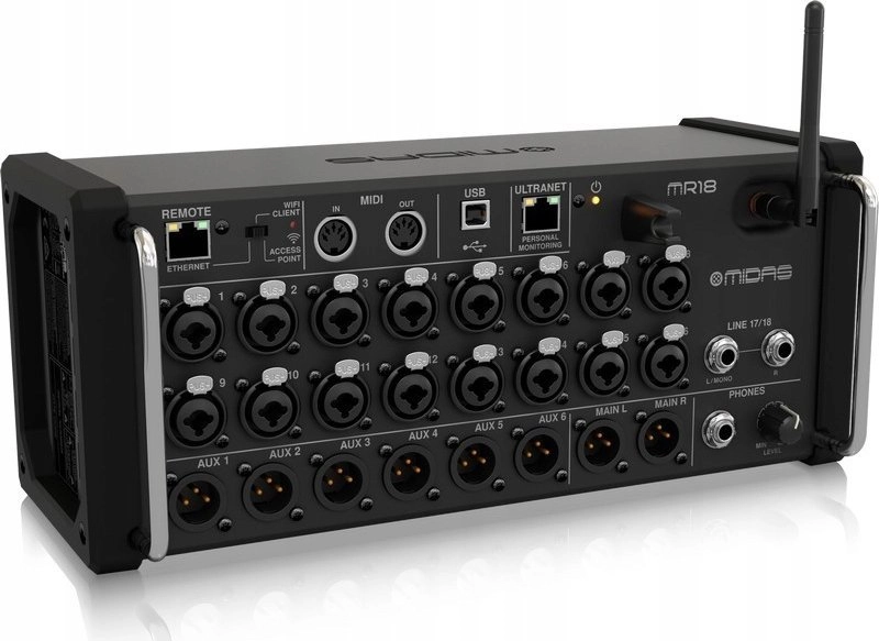 Midas MR18 Digital Mixer 000-C8H01-00010 4033653071093