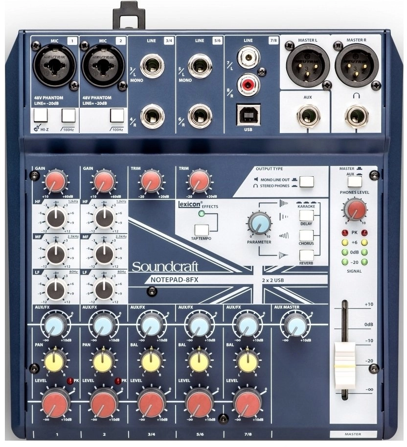 Soundcraft Notepad-8FX - Analog mixing console