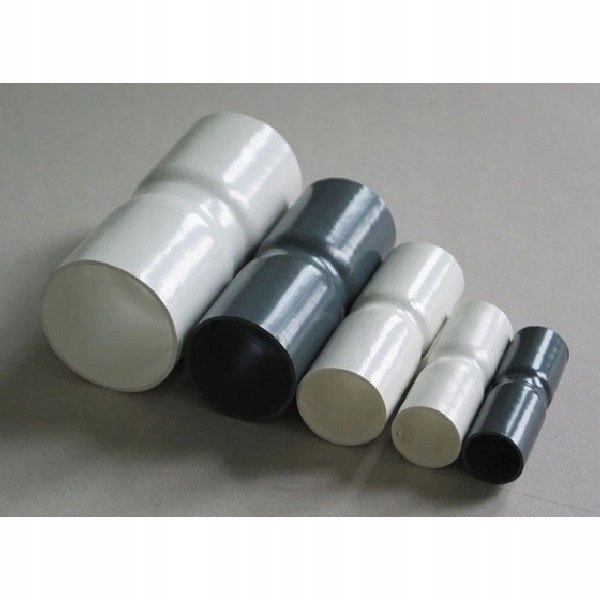 White  straight  rigid connector ZPS 22