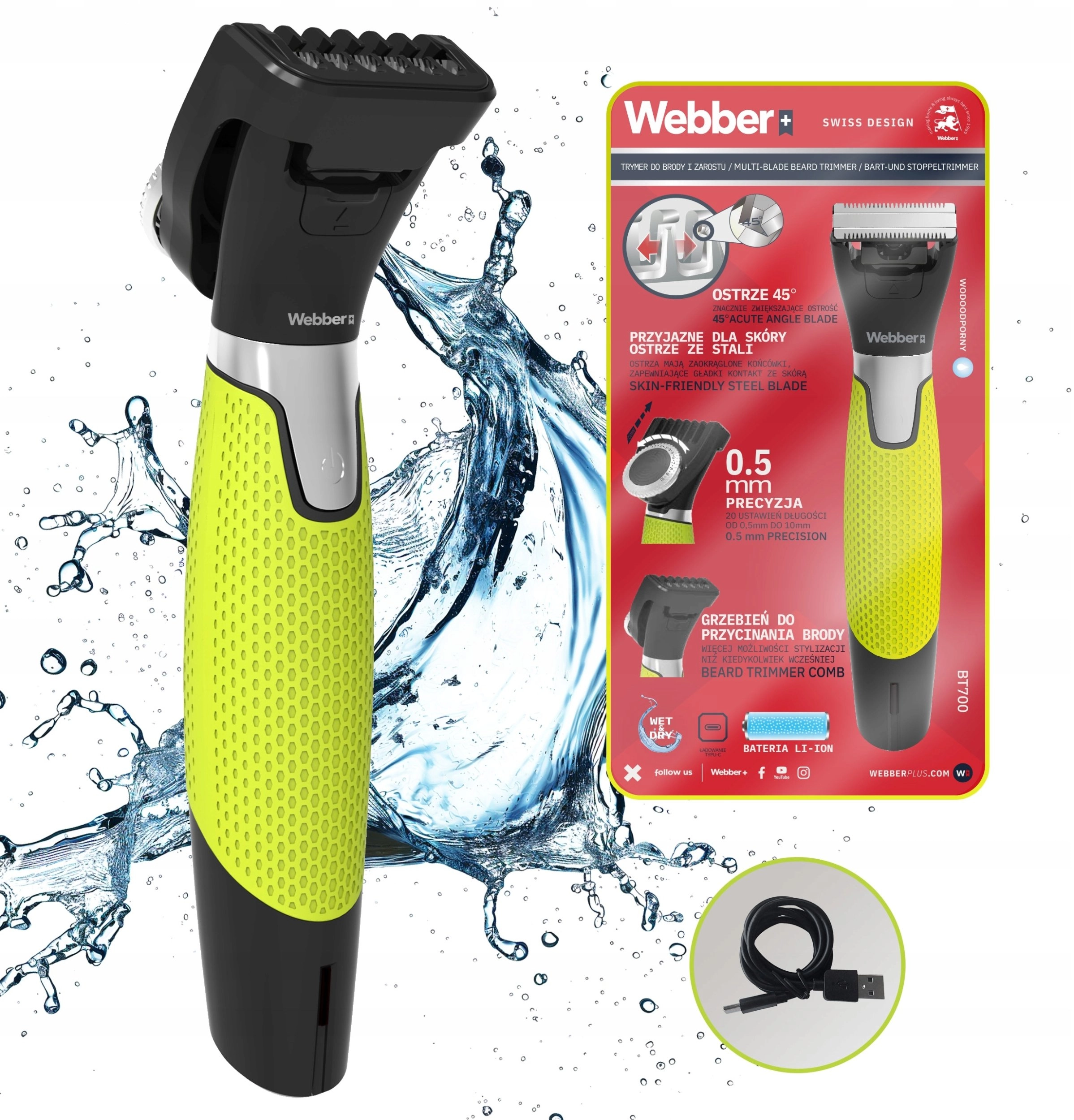Webber BT700 MULTIBLADE Precise Men`s Beard