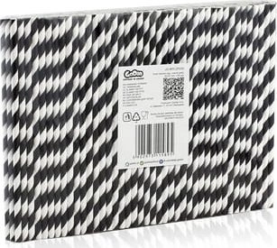 Black striped paper tubes 250 pcs