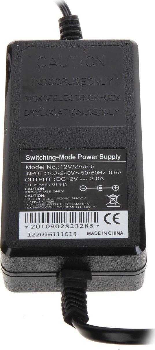 Power supply 12V/2A/5.5*P100 12V/2A/5.5
