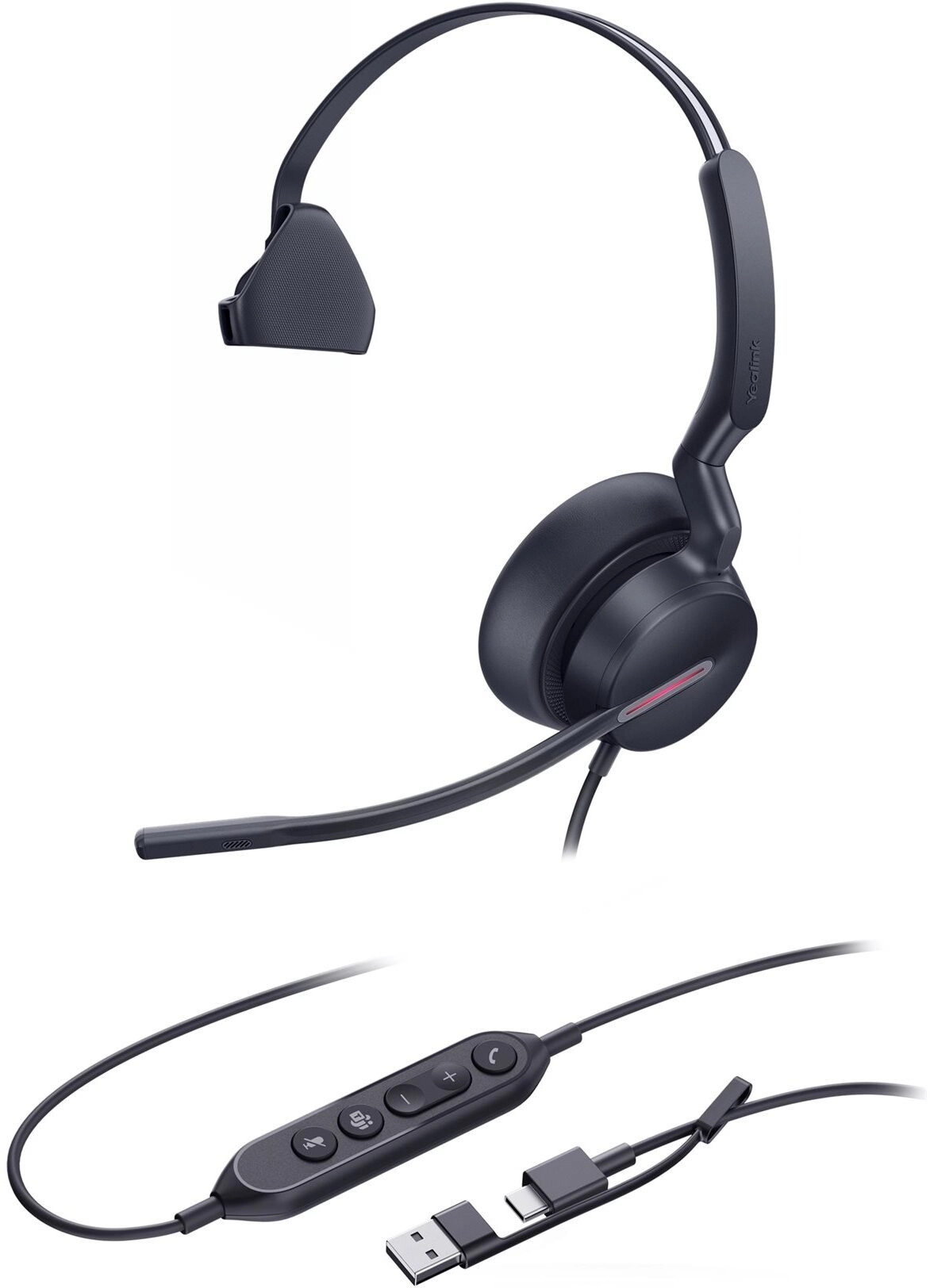 _8231050 Yealink Headset UH46 Mono USB-C/A