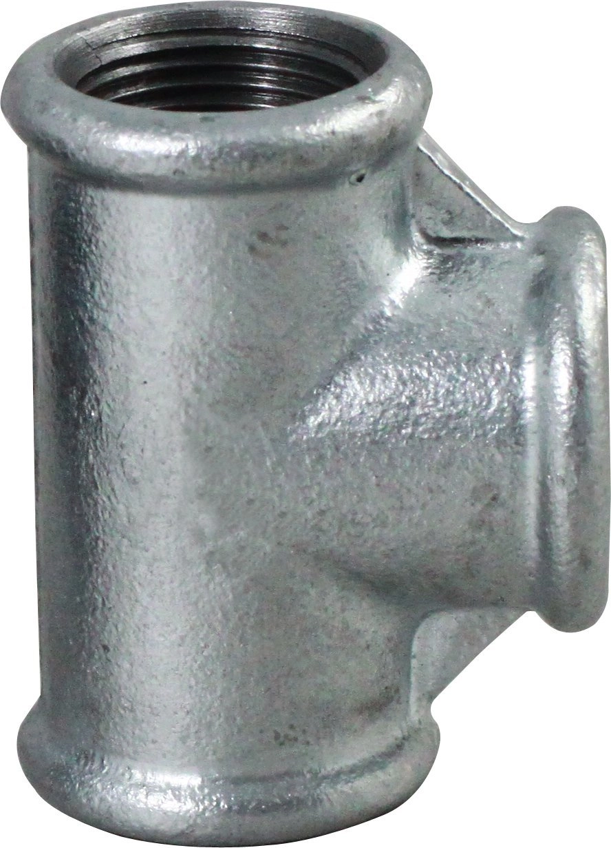 REDUCING TEE GALVANIZED 2*1*2 HYDROLAND //