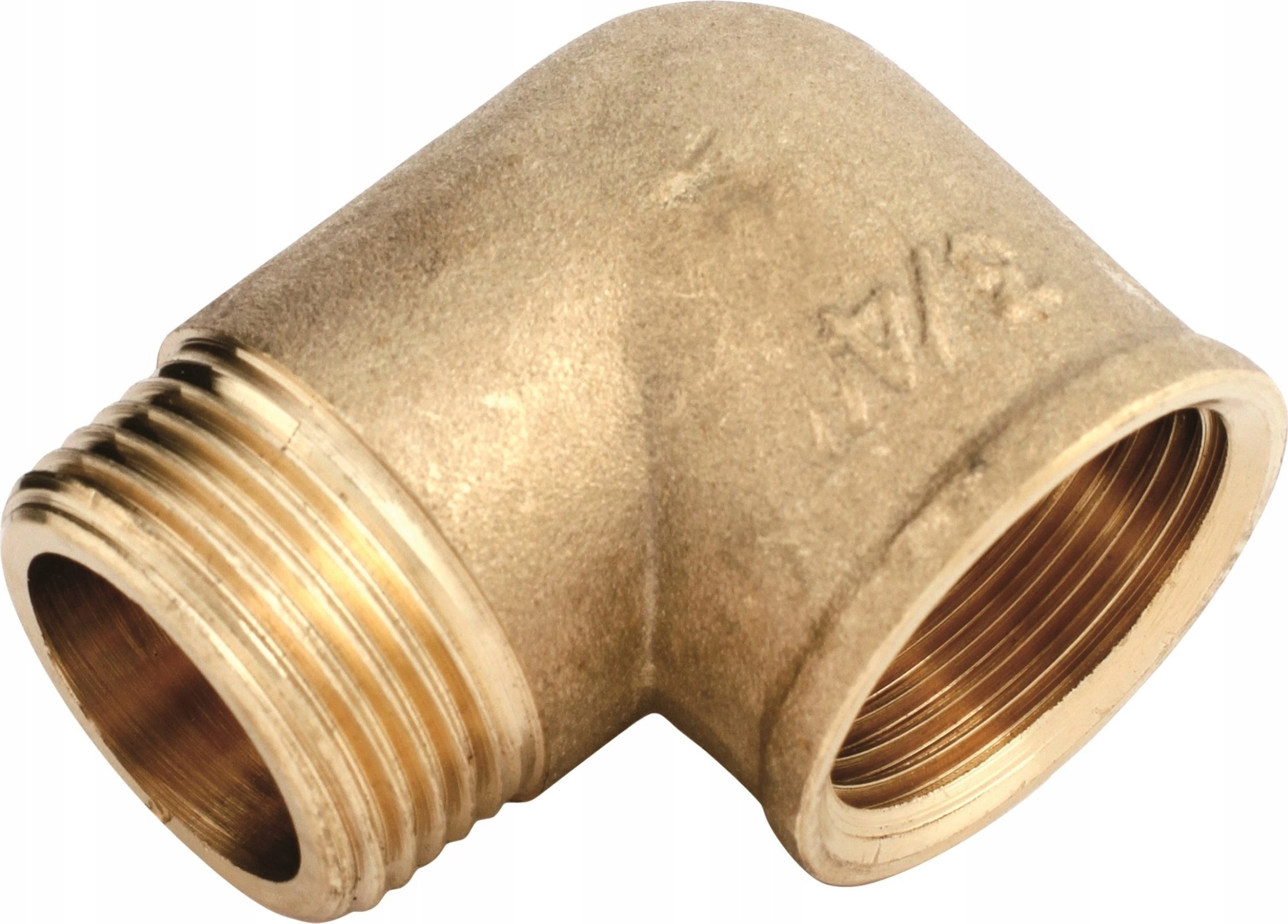 BRASS ELBOW 1``7 H. // ŁM