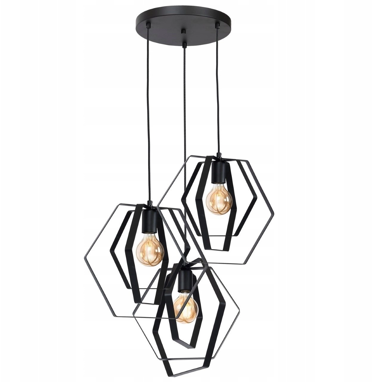 Luminex Hexagon 1437 hanging lamp overhang