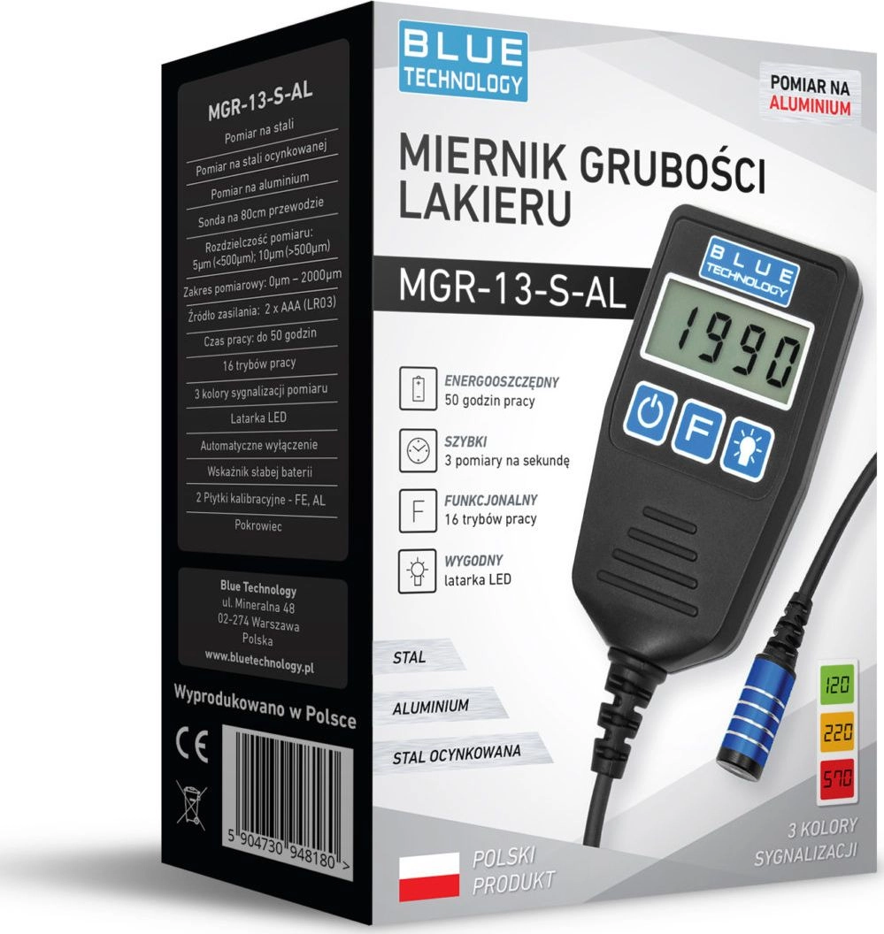 Blue Technology mgr-13-s-a paint meter 1505