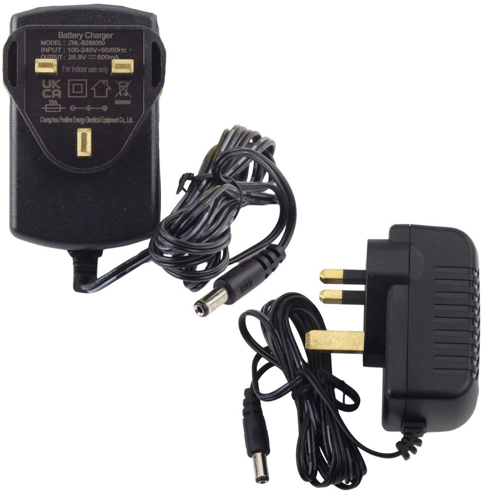 Charger 28.8V 500MA English socket