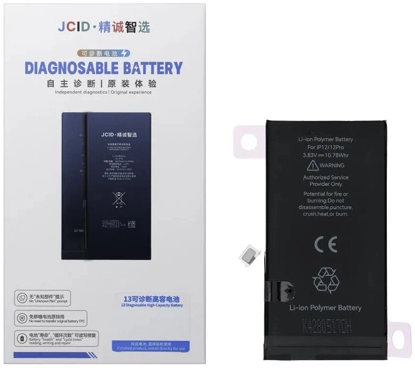 JCID Battery Assignable battery to iPhone