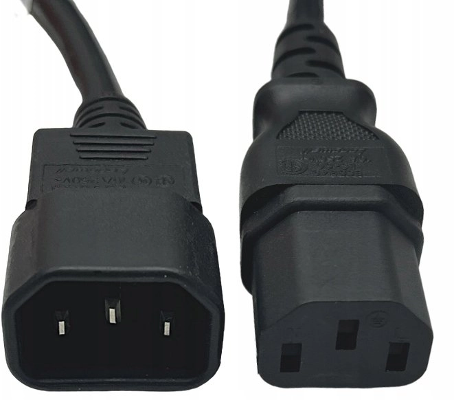 Kabel zasilający przedłużacz 230V C13/C14 C13