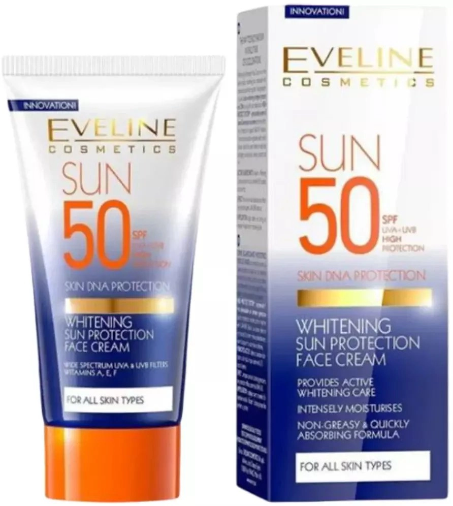 Eveline Cosmetics  Whitening Sun Protection  Hyaluronic