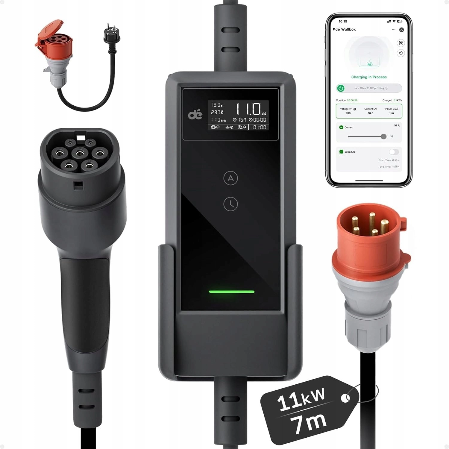 Charger Portable wallbox charger for EV