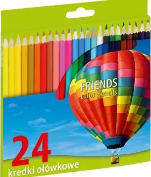 Unionl hexagonal pencil crayons 24 colors