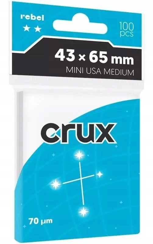 Rebel card sleeves (43x65 mm) Crux