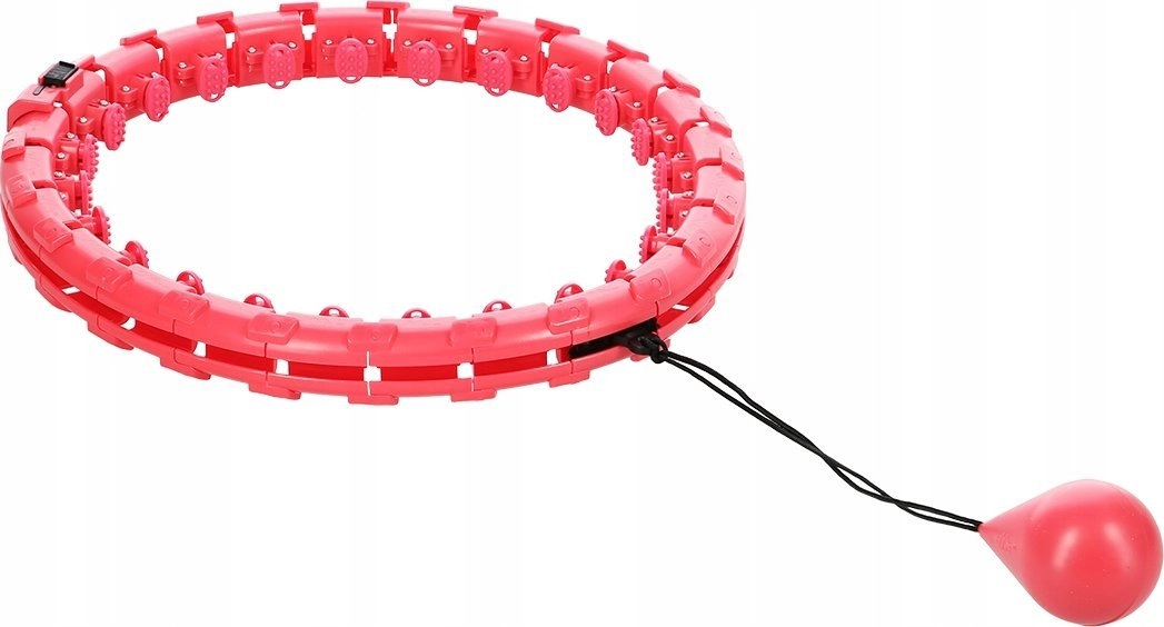 FH01 RED HULA HOP WITH WEIGHT