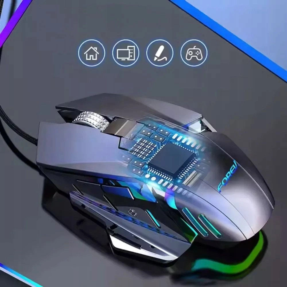 Mouse . FOREV WIRED MECHANICAL MOUSE WITH