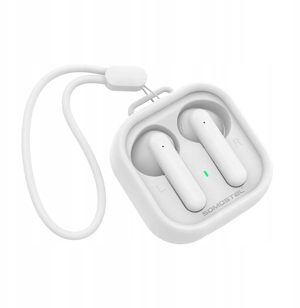 Somostel headphones Bluetooth in-ear headphones white