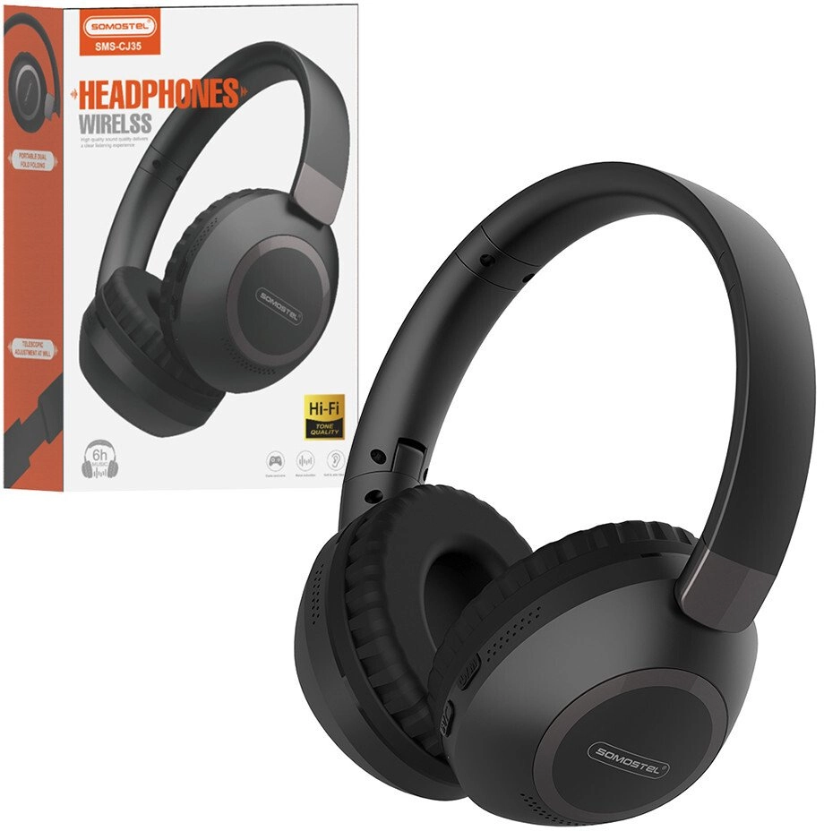 Somostel headphones wireless on-ear headphones Type-C