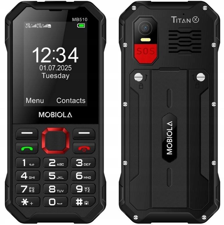 Mobiola phone for seniors MB510 TitanX