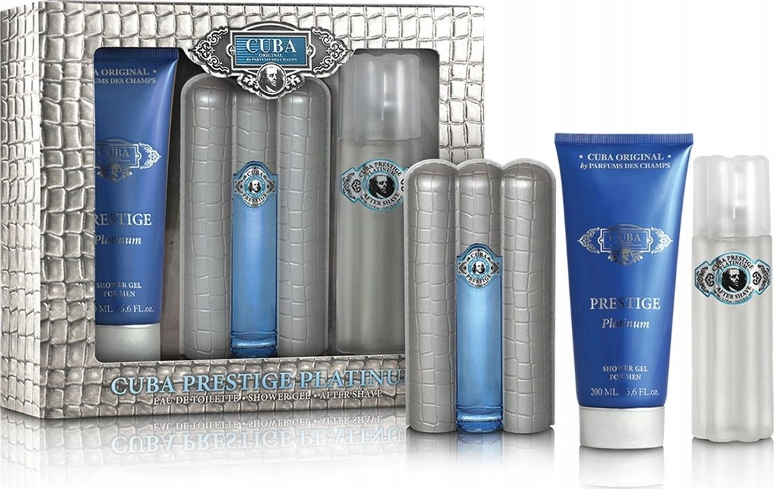 SET CUBA ORIGINAL Platinium EDT spray