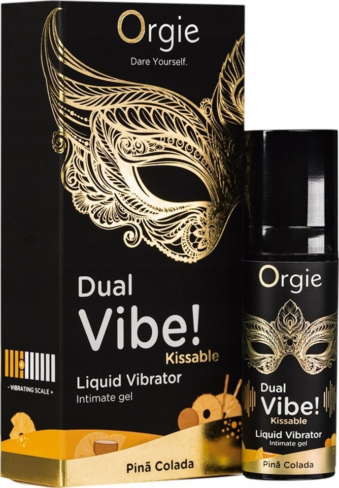ORGIE_Dual Vibe! Kissable Liquid Vibrator smakowy