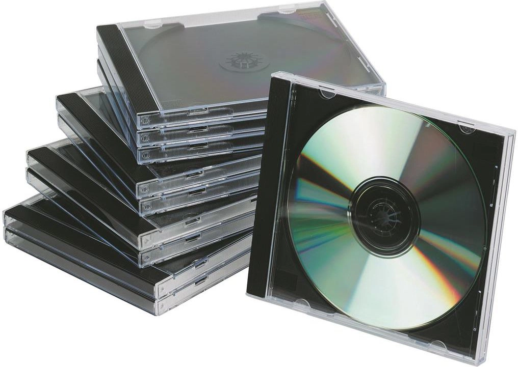 CD/DVD Q-CONNECT standard 10 pcs. transparent