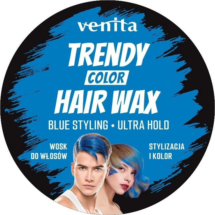 VENITA_Trendy Hair Wax Blue hair wax