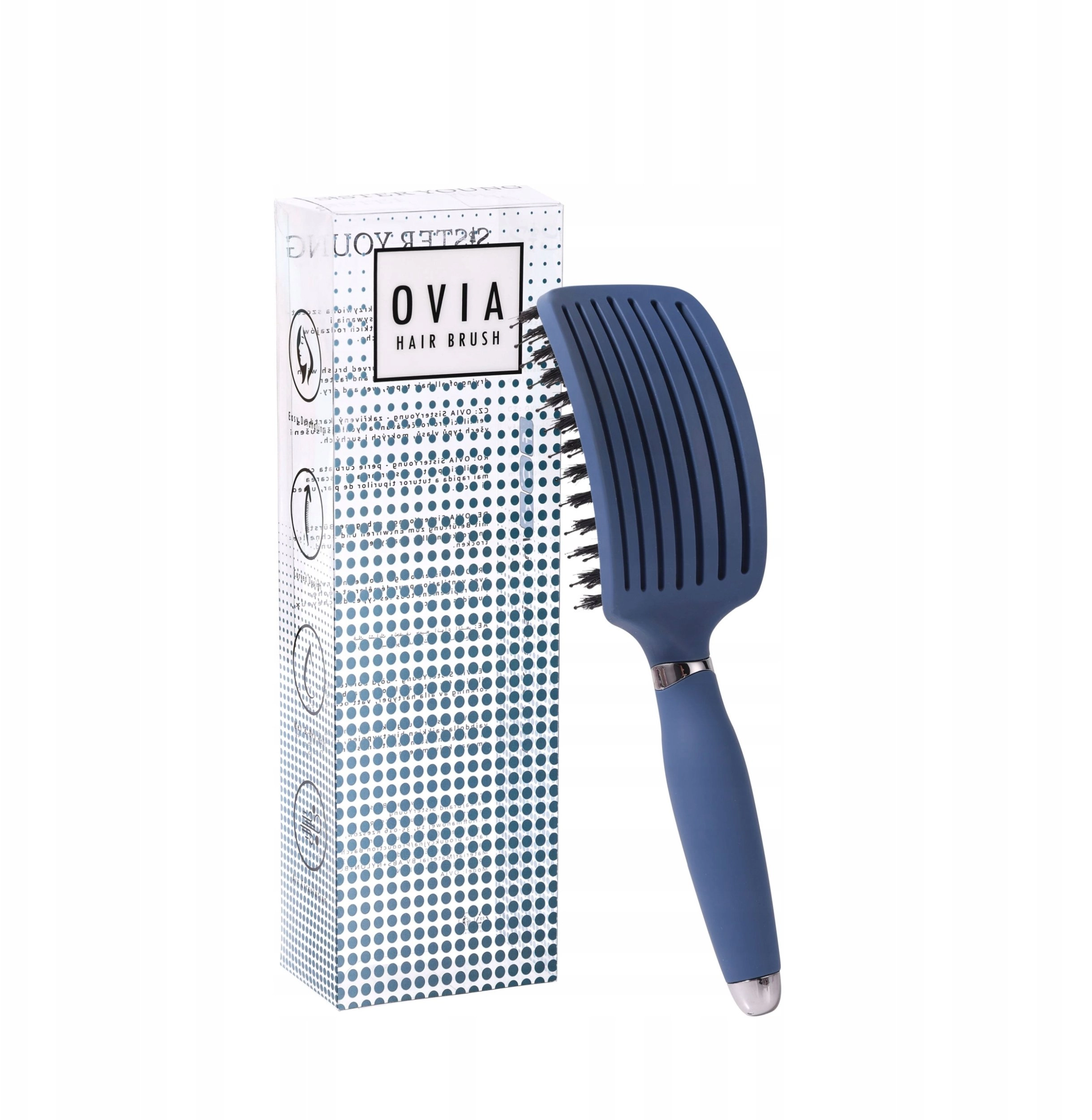SISTER YOUNG_Ovia Hair Brush Blue boar