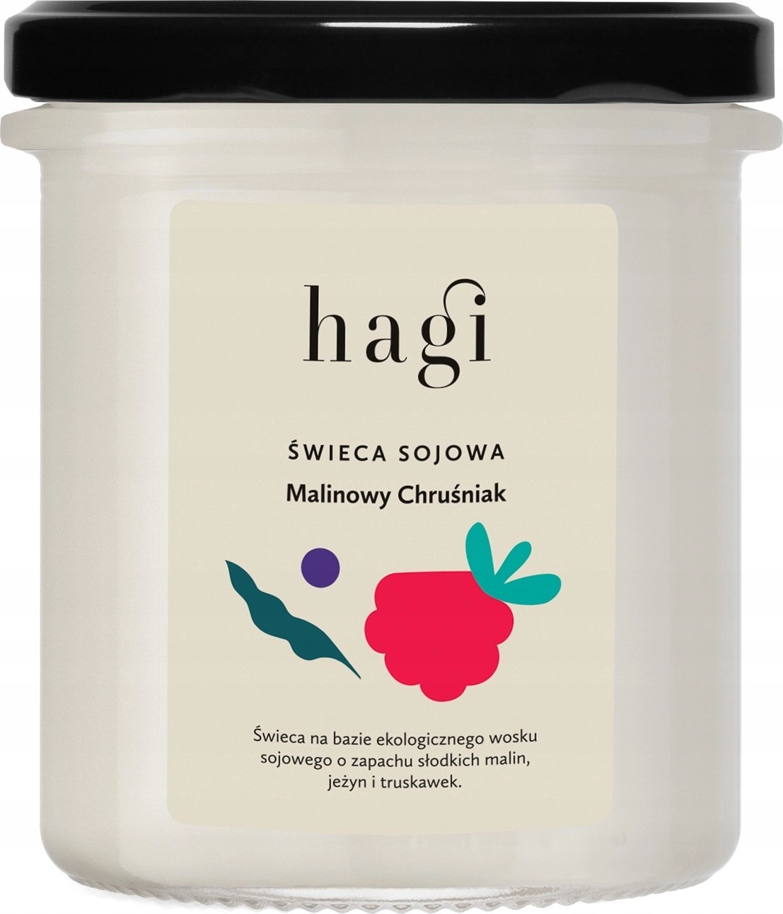 HAGI_Raspberry Chruśniak soy candle 215ml 5905910445178