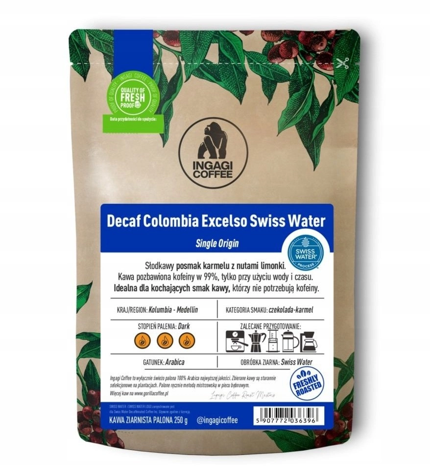 Kawa ziarnista Kawa ziarnista Ingagi Coffee