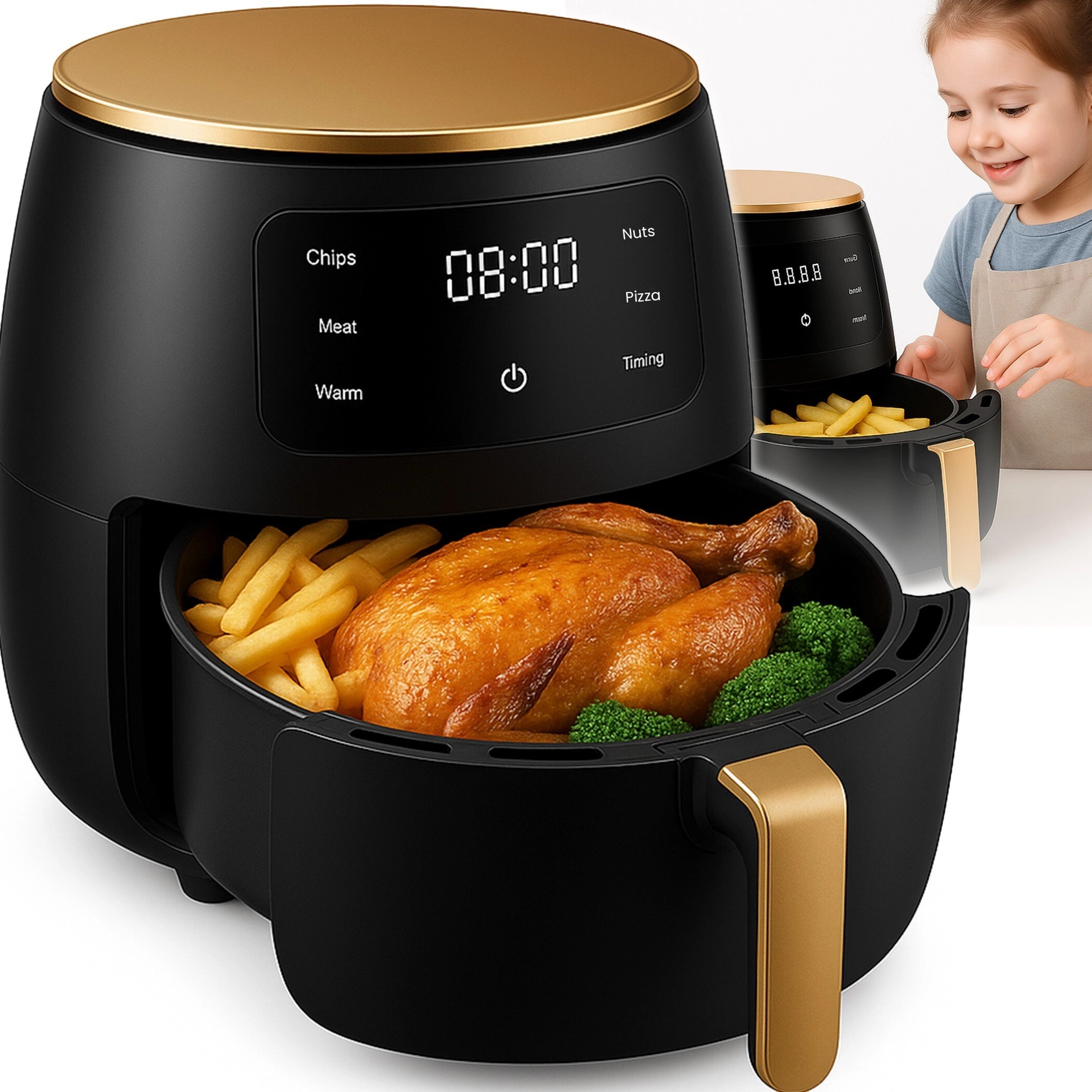 Retoo OR1294 Hot air fryer 6L