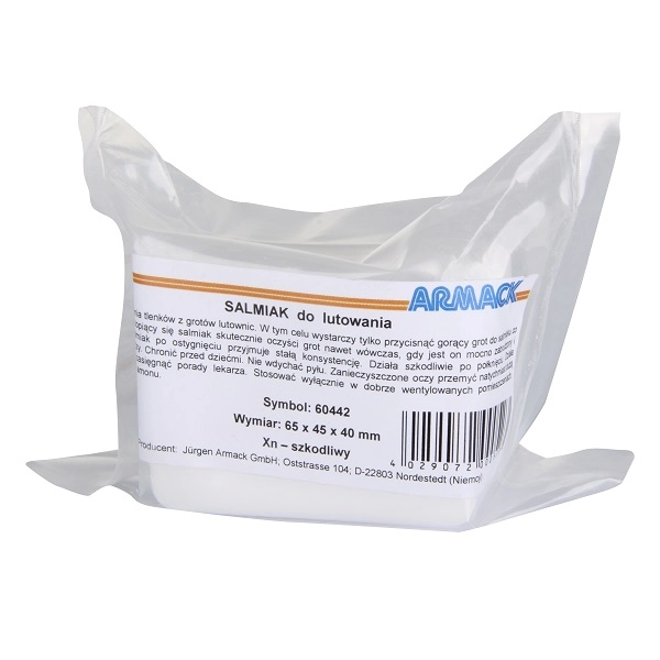 Salmiak for cleaning soldering irons 65x45x40mm