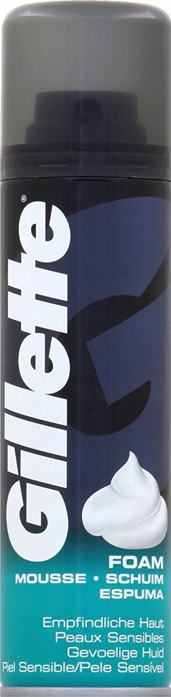 GILLETTE_Sensitive Shave Foam pianka do golenia