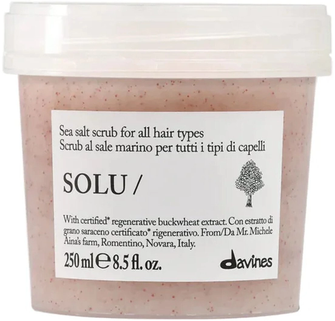 DAVINES_Solu Cleansing hair peeling with Sea