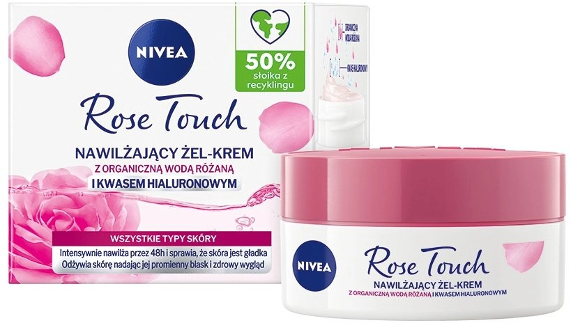 NIVEA_Rose Touch moisturizing face cream 50ml