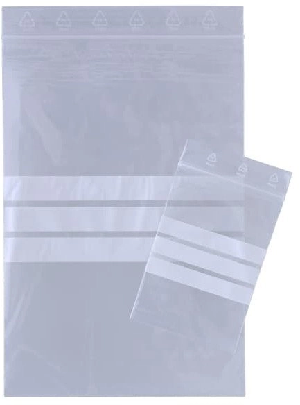 Lynlåspose Master````In m/skrivefelt 60x80mm 1000stk/pak -