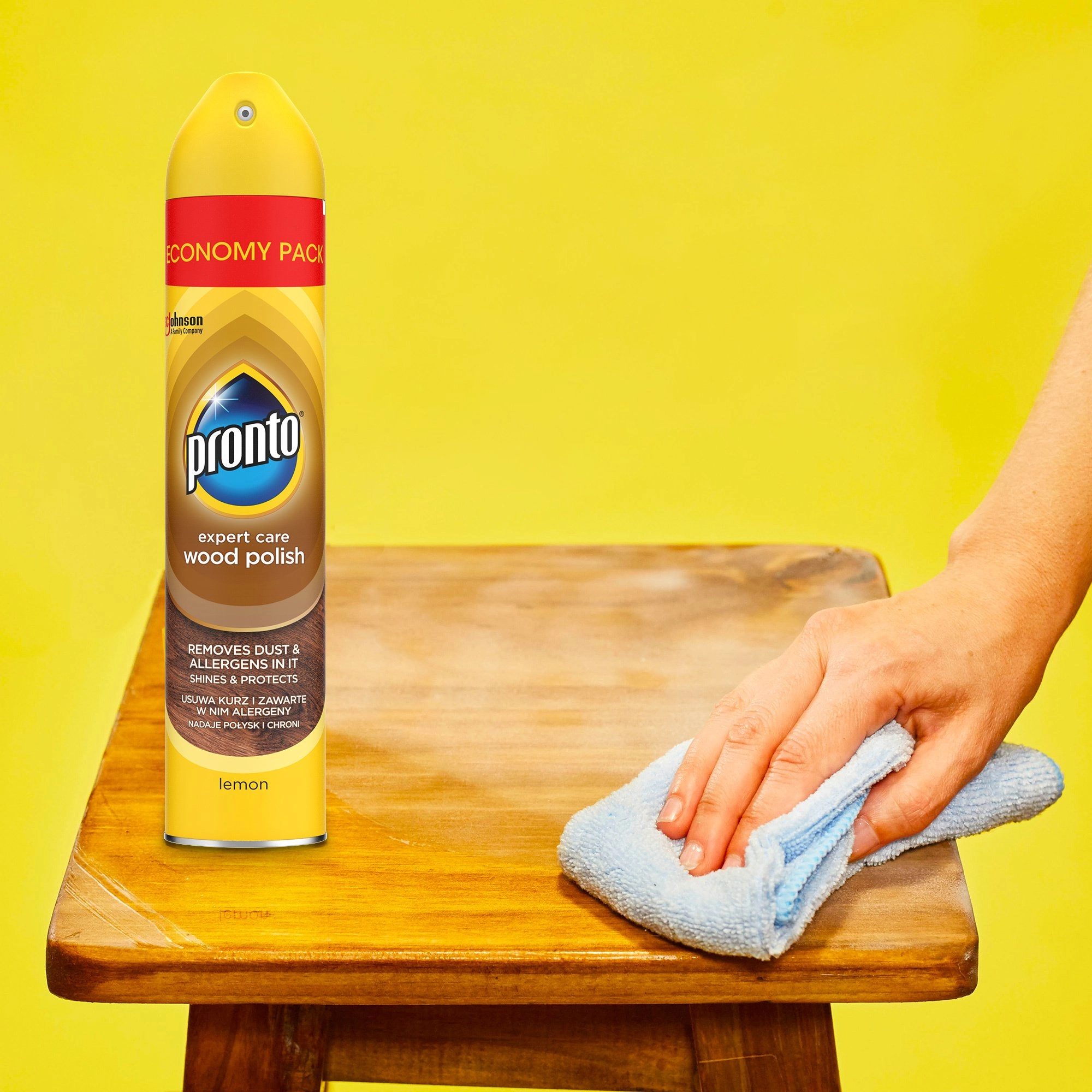 PG PRONTO AEROZ D/MEBLI 300ML LEMON