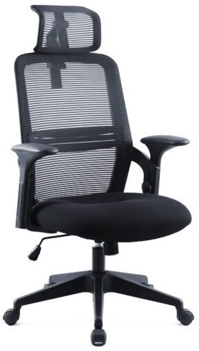 AMO-80 Czarny Ergonomiczny fotel biurowy na